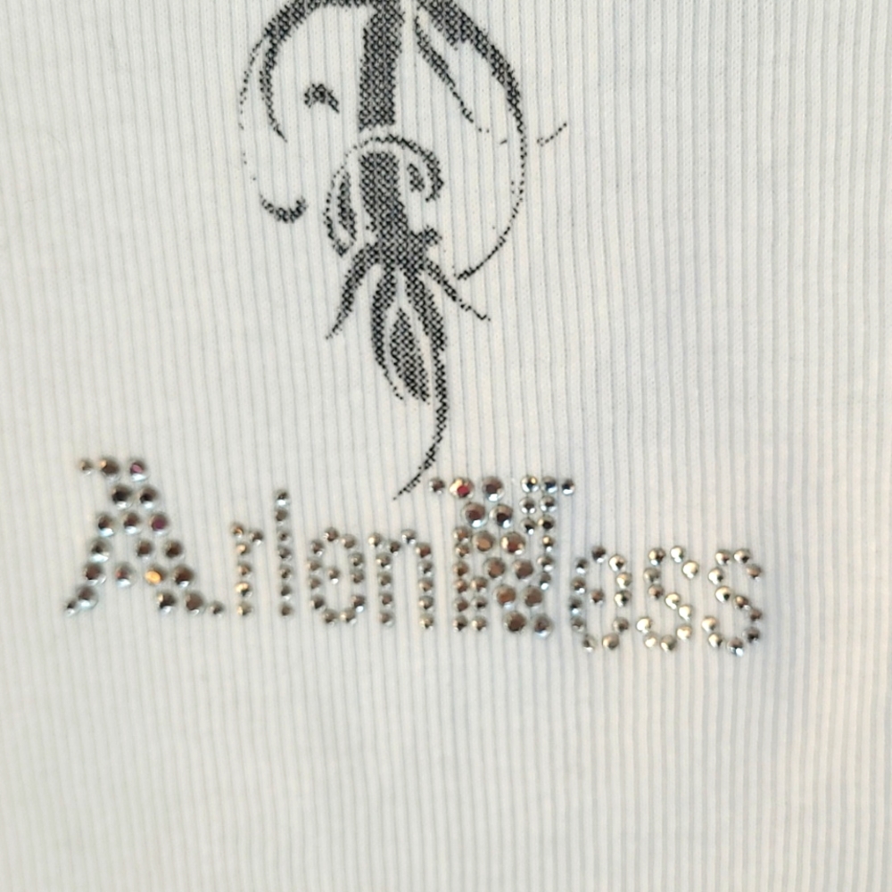 Malanalove Co. Rhinestone Studded Racer back tank top - Picture 5 of 7